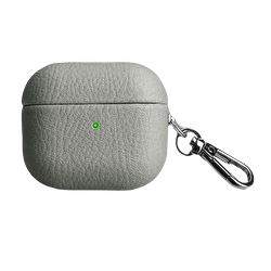 Piili Airpods 3. Nesil Deri Kılıf - Gri 6944629158718