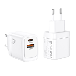Piili 20 W PD - Q3.0 USB Adaptör - Beyaz 6944629159098