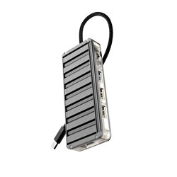 Piili Type-C 6 Portlu Dönüştürücü Adaptör - Siyah 6944629159135