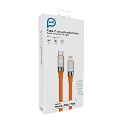 Piili Type-C to Lightning Kablo 1m. - Turuncu 6944629159197