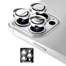 Piili iPhone 15 Pro / Max HD Lens - Gümüş 6944629162258