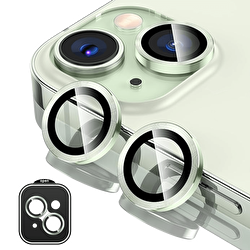 Piili iPhone 15 / Plus HD Lens - Yeşil 6944629162333