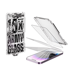 Piili iPhone 14 Pro / 15 10X Army Ekran Koruyucu 6944629162494