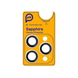 Piili iPhone 16 Pro/16 Pro Max Safir Lens Koruyucu 6944629185813