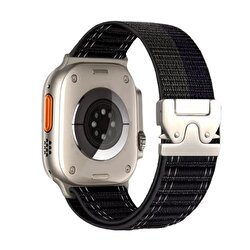 Piili Watch 42-44-45-46-49 mm Rugged Kayış Siyah 6944629188234