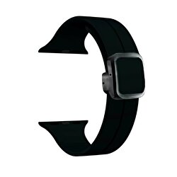 Piili Watch 42-44-45-46-49mm Silicone Kayış Siyah 6944629188432