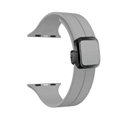 Piili Watch 38-40-41-42mm Silicone Kayış Gri 6944629188470