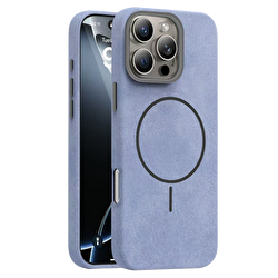 Piili iPhone 16 Pro Max Soft Magsafe Kılıf Mavi 6944629194198