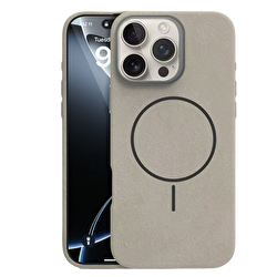 Piili iPhone 16 Pro Soft Magsafe Kılıf Titanyum 6944629194310