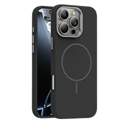 Piili iPhone 16 Pro Max Carbon Magsafe Kılıf Siyah 6944629195096
