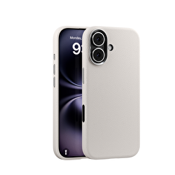 Piili ıPhone 17 Leather Magsafe Kılıf Titanyum 6944629195331