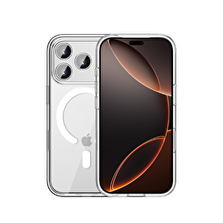Piili iPhone 17 Pro Max Magsafe Crystal Clear Şeff 6944629197854