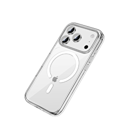 Piili iPhone 17 Pro Max Magsafe Crystal Clear Şeff 6944629197854