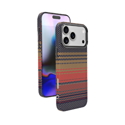 Piili ıPhone 17 Kevlar Serisi Magsafe Kılıf Turunc 6944629198219