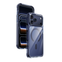  Njoyny Combat 3 Katmanlı iPhone 18 Pro Max MagSafe Kılıf - Mavi 6944629213578