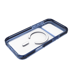  Njoyny Combat 3 Katmanlı iPhone 18 Pro Max MagSafe Kılıf - Mavi 6944629213578