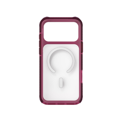 Njoyny Combat 3 Katmanlı iPhone 18 Pro MagSafe Kılıf - Bordo 6944629213752