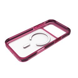  Njoyny Combat 3 Katmanlı iPhone 18 Pro Max MagSafe Kılıf - Bordo 6944629213776
