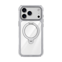 Njoyny Air Pro 2 Stand iPhone 18 Pro MagSafe Standlı Kılıf - Beyaz 6944629213912