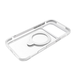 Njoyny Air Pro 2 Stand iPhone 18 Pro Max MagSafe Standlı Kılıf - Beyaz 6944629213936