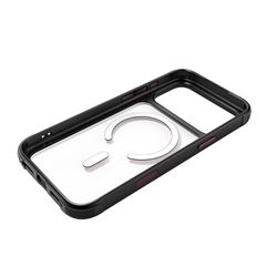 Njoyny Steel Armor iPhone 18 Pro MagSafe Kılıf - Bordo 6944629214070