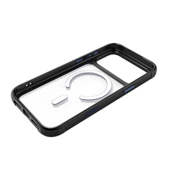 Njoyny Steel Armor iPhone 18 Pro MagSafe Kılıf - Mavi 6944629214155
