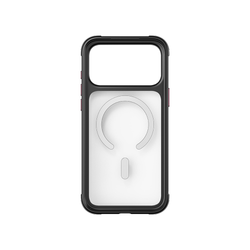 Njoyny Steel Armor iPhone 18 Pro Max MagSafe Kılıf - Bordo 6944629214193