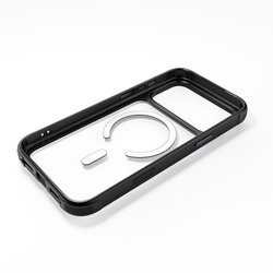 Njoyny Steel Armor iPhone 18 Pro Max MagSafe Kılıf - Siyah 6944629214216