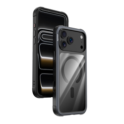 Njoyny Steel Armor iPhone 18 Pro Max MagSafe Kılıf - Siyah 6944629214216