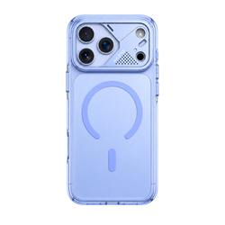 Njoyny Native Armor iPhone 18 Pro MagSafe Kılıf - Buzul Mavi 6944629214353