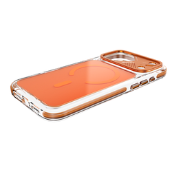 Njoyny Native Armor iPhone 18 Pro MagSafe Kılıf - Turuncu 6944629214391