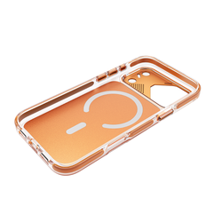 Njoyny Native Armor iPhone 18 Pro MagSafe Kılıf - Turuncu 6944629214391