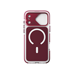 Njoyny Native Armor iPhone 18 Pro Max MagSafe Kılıf - Bordo 6944629214452