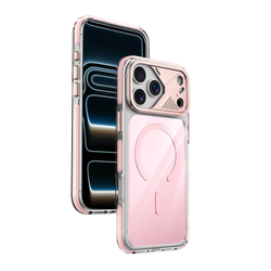 Njoyny Native Armor iPhone 18 Pro Max MagSafe Kılıf - Pembe 6944629214551