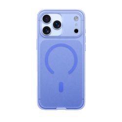 Njoyny Frosted iPhone 18 Pro MagSafe Kılıf - Buzul Mavi 6944629214612