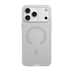  Njoyny Frosted iPhone 18 Pro MagSafe Kılıf - Beyaz 6944629214773