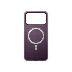  Njoyny AI Kevlar Rides iPhone 18 Pro MagSafe Kılıf - Bordo 6944629214810
