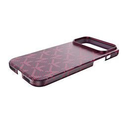 Njoyny AI Kevlar NY iPhone 18 Pro Max MagSafe Kılıf - Bordo 6944629214919