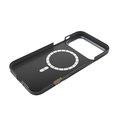 Njoyny AI Kevlar Alpine iPhone 18 Pro MagSafe Kılıf - Siyah 6944629214933