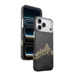 Njoyny AI Kevlar Alpine iPhone 18 Pro MagSafe Kılıf - Siyah 6944629214933