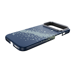 Njoyny AI Kevlar Stars iPhone 18 Pro MagSafe Kılıf - Mavi 6944629215015