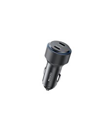 Yesido 2 Adet 30W Type-C PD Hızlı Araç Şarj-Siyah 6971050266378