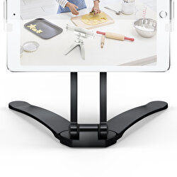 Rock Ayarlanabilir iPhone ve iPad Standı - Gümüş 6971680474679