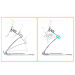 Rock Ayarlanabilir iPhone ve iPad Standı - Gümüş 6971680474679