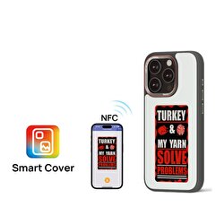URR iPhone 15 Pro NFC Smart Kılıf - Siyah 6972689502288