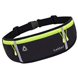 Earldom Su Geçirmez Fosforlu Spor Çantası-Siyah 6973965935066