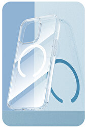 Rock iPhone 14 Pure MagSafe Silikon Kılıf - Şeffaf 6974282129015