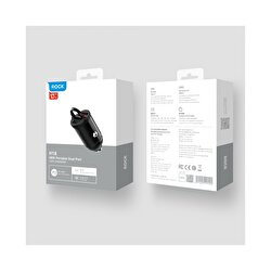 Rock 30W PD Hızlı Araç Şarj Cihazı - Siyah 6974282129220