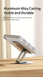 Rock Katlanabilir 360 Dönebilen Metal Stand 6974282129275
