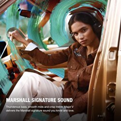 Marshall Major V Bluetooth Kulaküstü Kulaklık, Brown 7340055401128